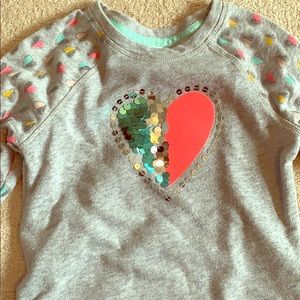Girls size 7/8 cat & jack sweatshirt